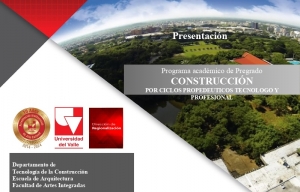 Programa Acad&eacute;mico Profesional en Construcci&oacute;n por ciclos proped&eacute;uticos